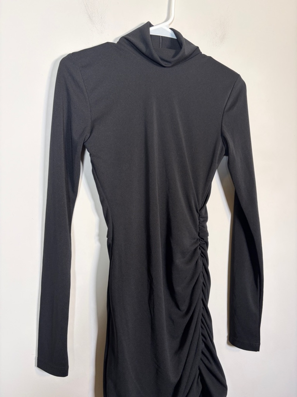 NWT Ronny Kobo Ronaldo Asymmetric Drape Dress in Black - XS - Picture 5 of 8